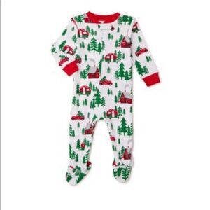 Cute winter footies Multi Slipper PJs